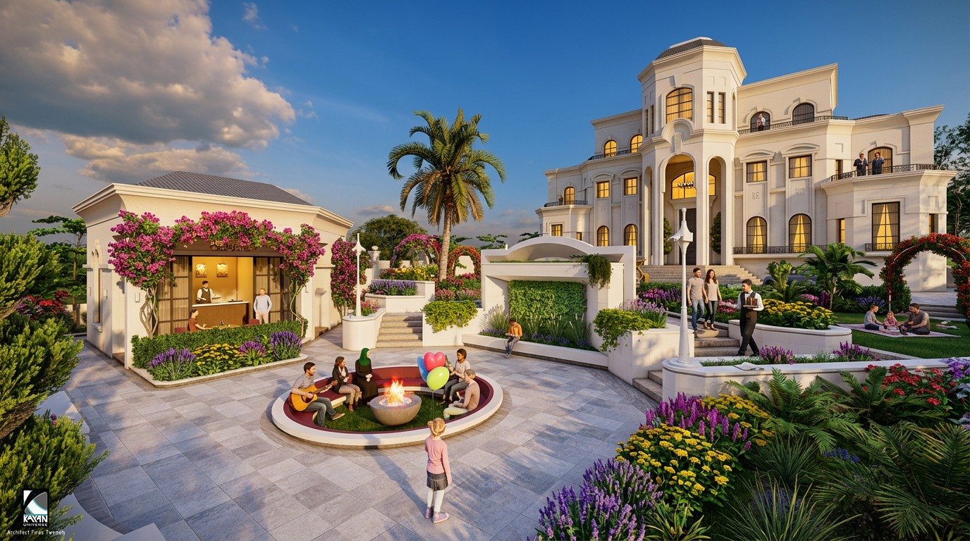 Villa Ladscape, Mr. Sameer Jadalah.