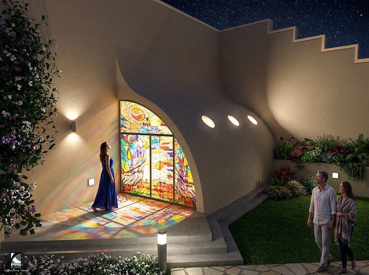 Villa landscape, Private chapel, Mr. Mike Canawati