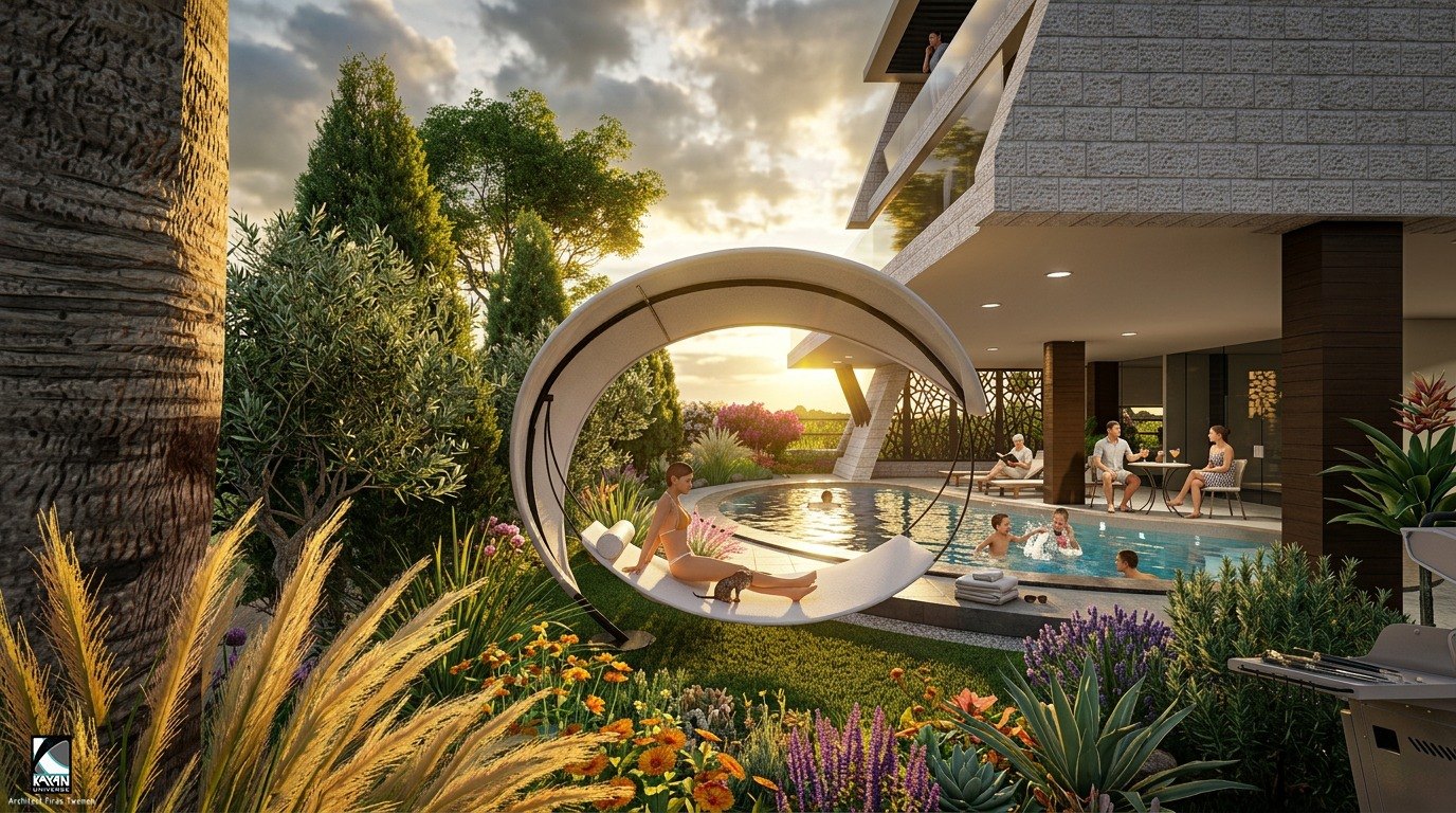 Villa Landscape, Mr. Jad Canawati