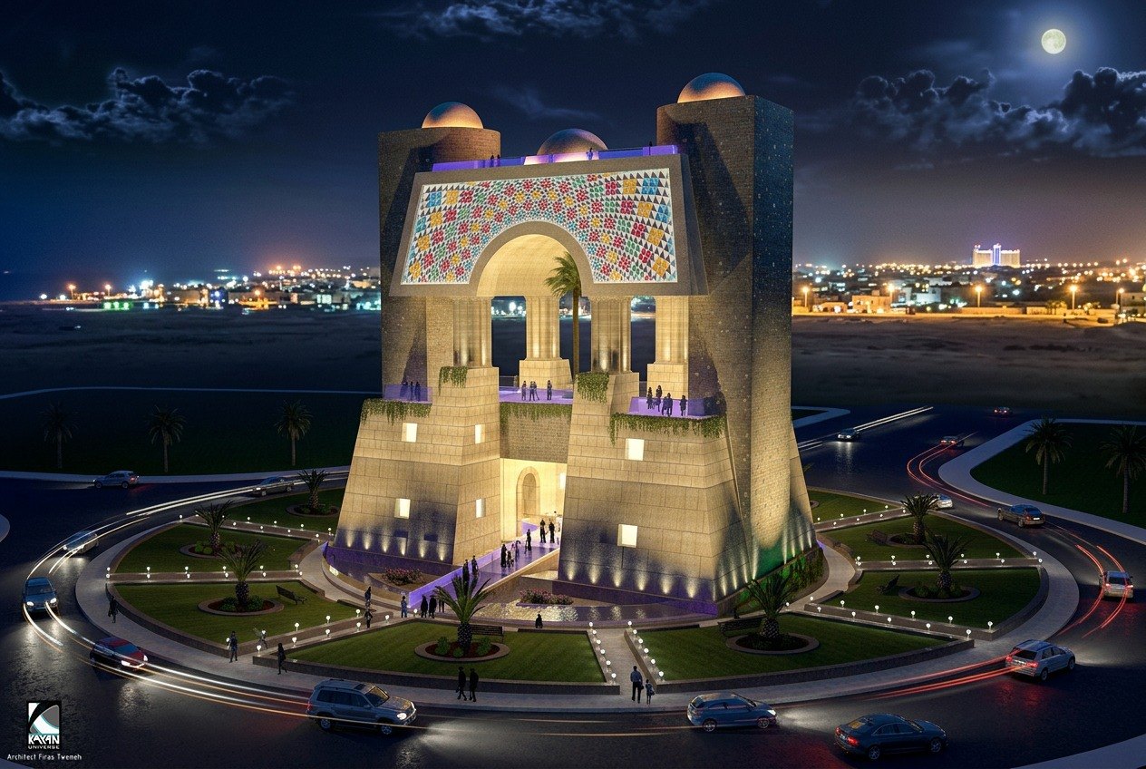 Jericho Gate, city entrance.