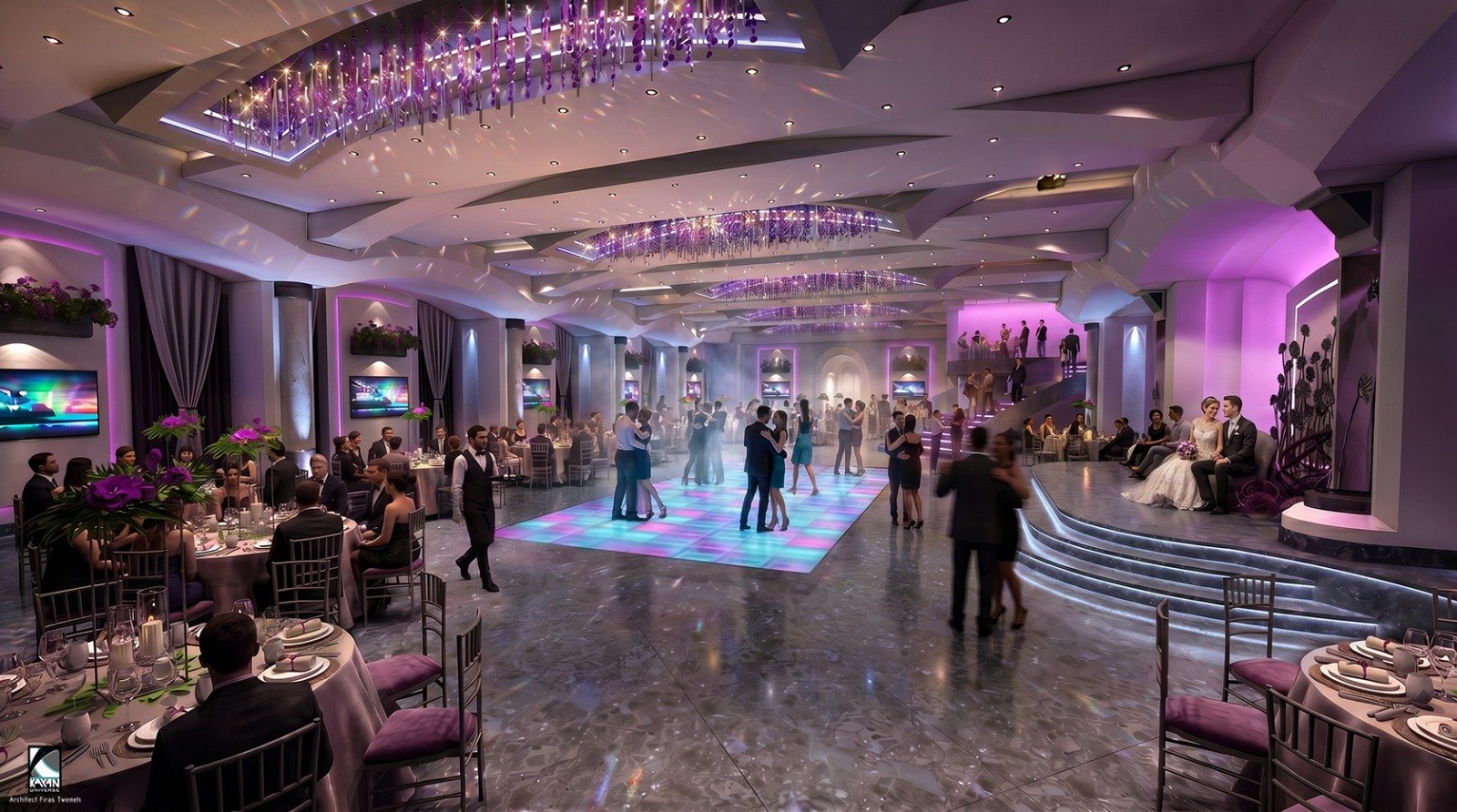 Wedding hall, Levant.