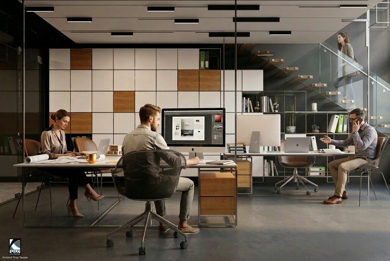 Office, Zeidan insurance office.