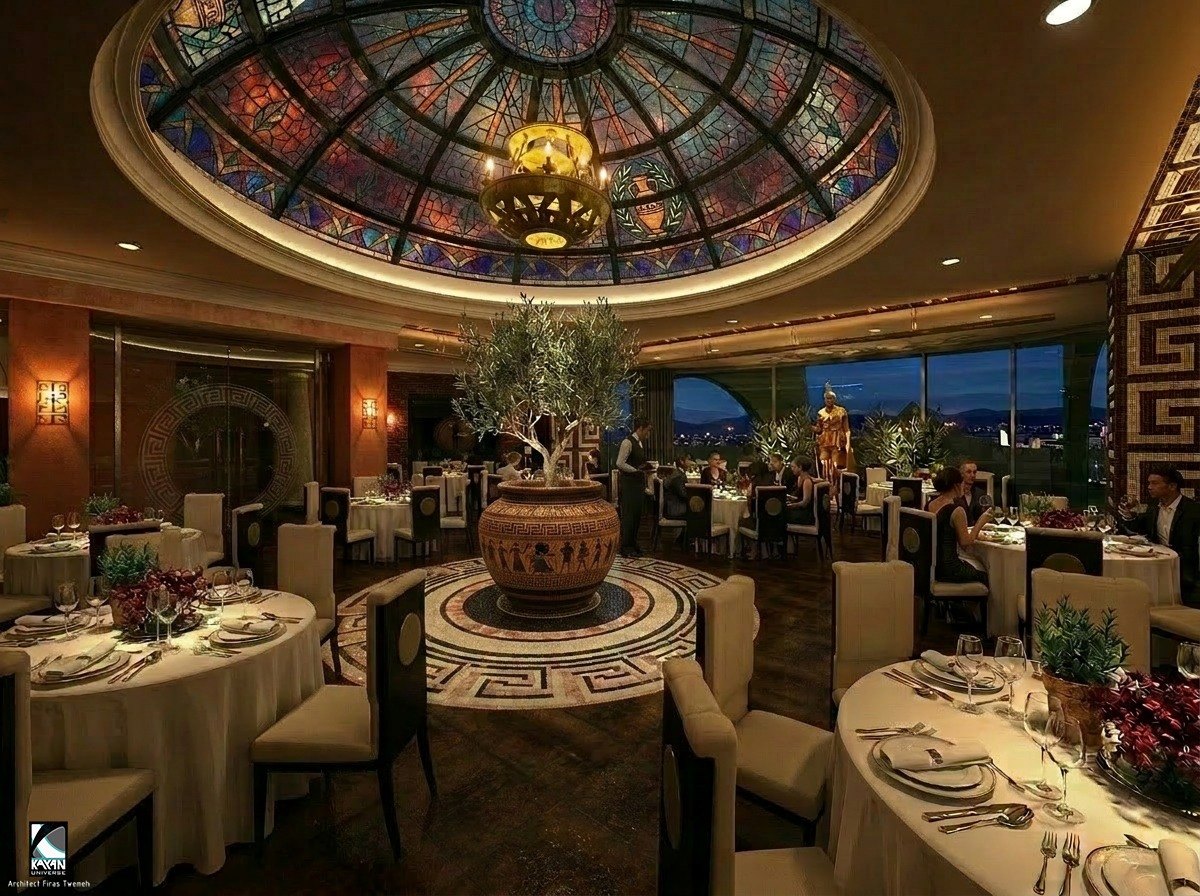 Restaurant, Zeus, Saint Gabrielle Hotel.