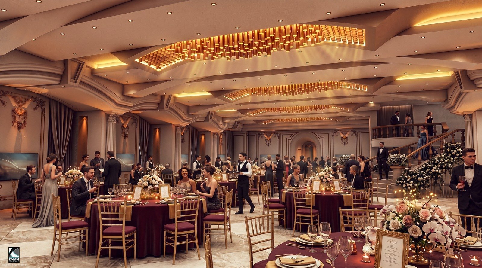 Wedding hall, Levant.