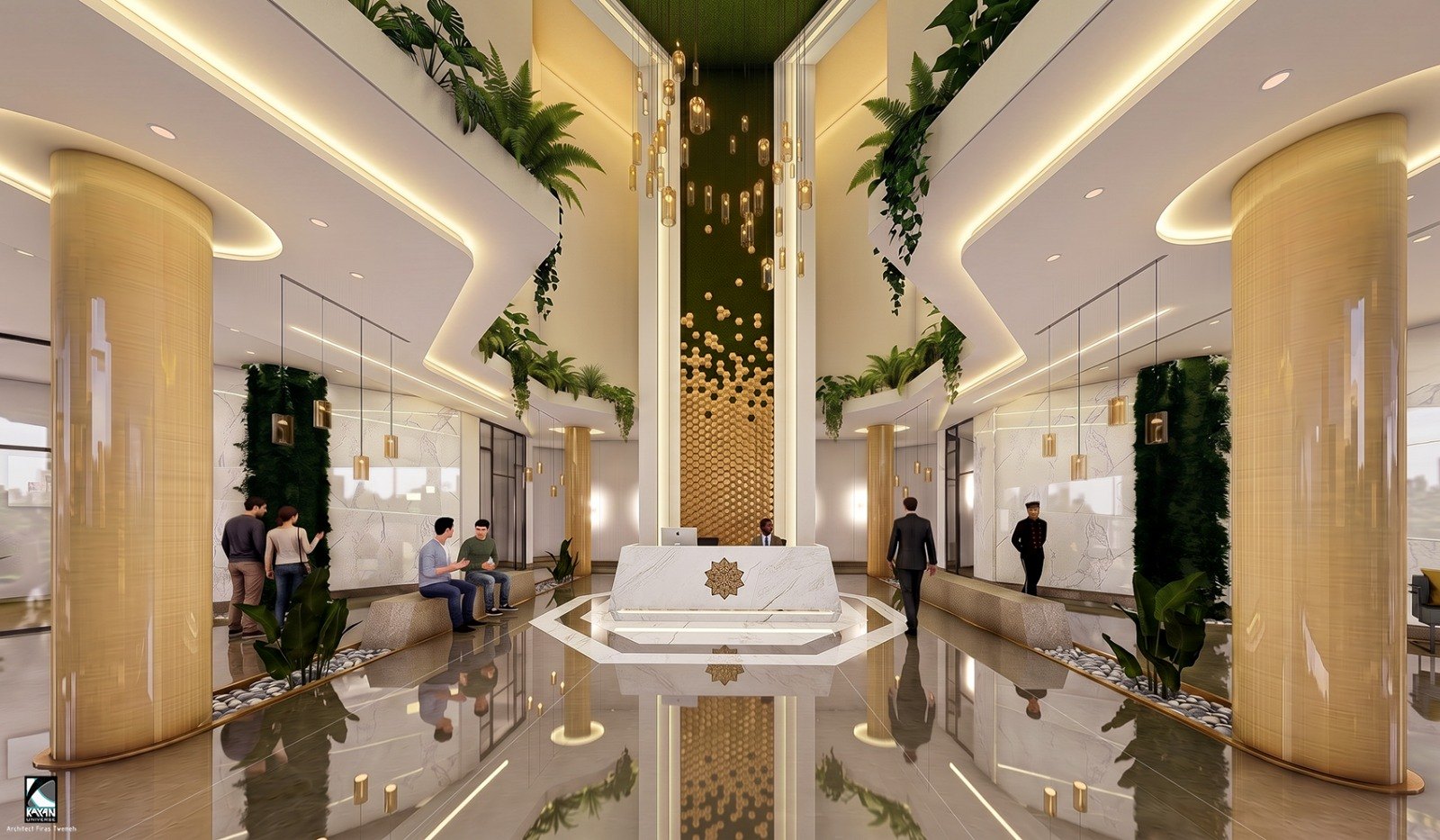 Reception Area, Abu Shamsieh co. headquarters