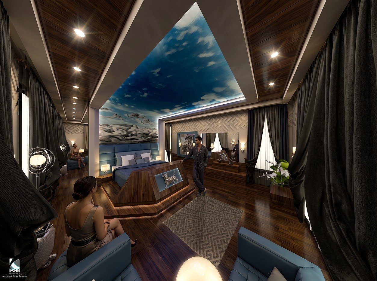 Master Bed room, Villa Mr. Mike Canawati.