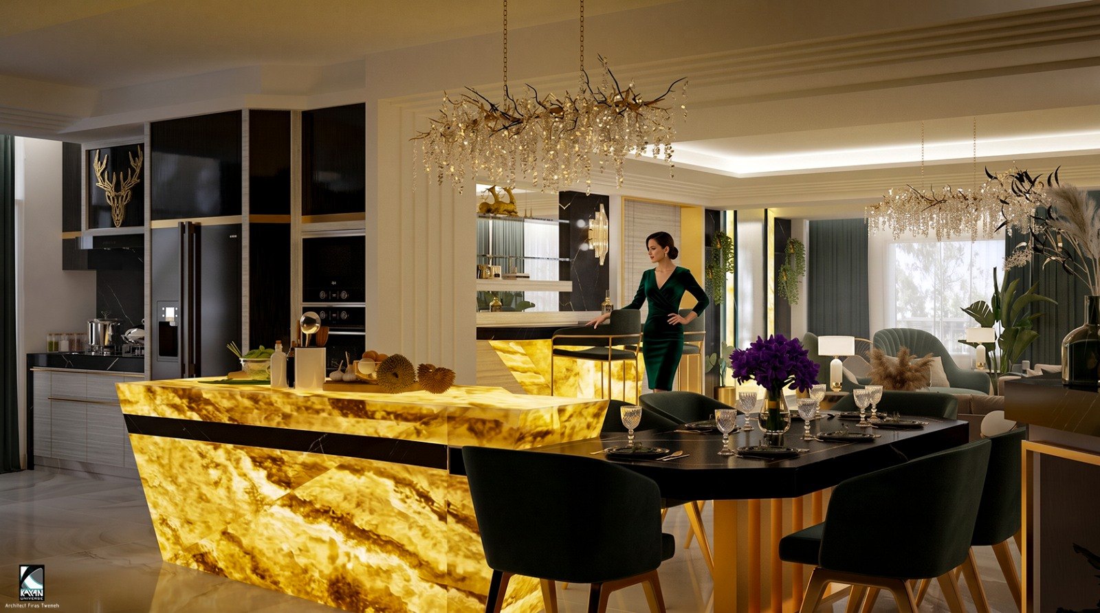 Kitchen, Apartment for Mr. Roney Kussa.