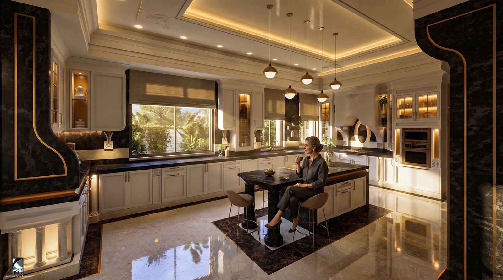 Kitchen, Castle for Dr. Naeem Alradi.