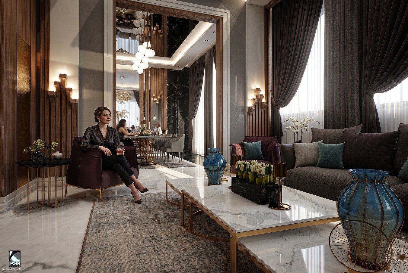 Guest Sitting, Turki Villa.