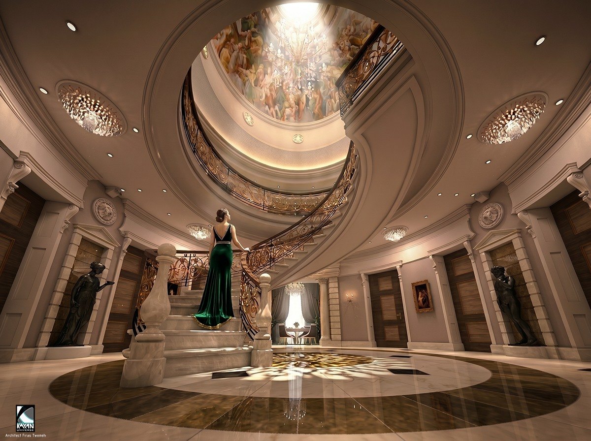 Lobby, Villa Mr. Michel Lama.